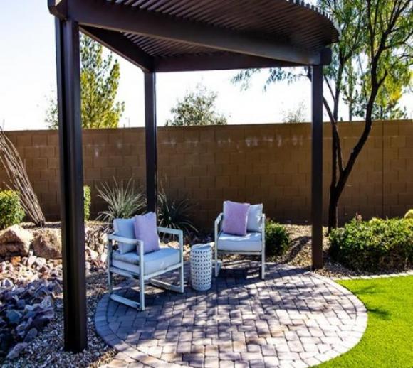 pergola en métal 