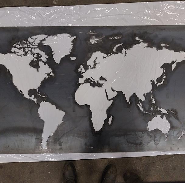 Chaudronnerie : carte du monde
